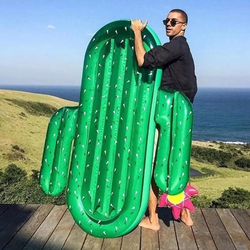 Hexar Inflatable Cactus Pool Float, Green