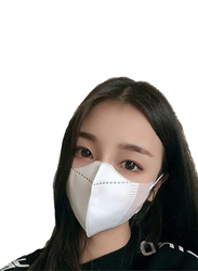 Hexar 3D Disposable Face Mask, 10 Pieces, White