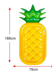 Hexar Inflatable Pineapple Pool Float, Green