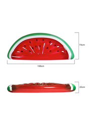 Hexar Inflatable Watermelon Pool Float, Green