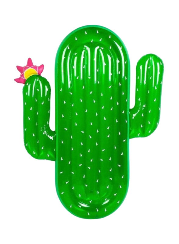 

Hexar Inflatable Cactus Pool Float, Green
