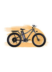 E-Motions Megafat Adult Electric Bicycle, Black