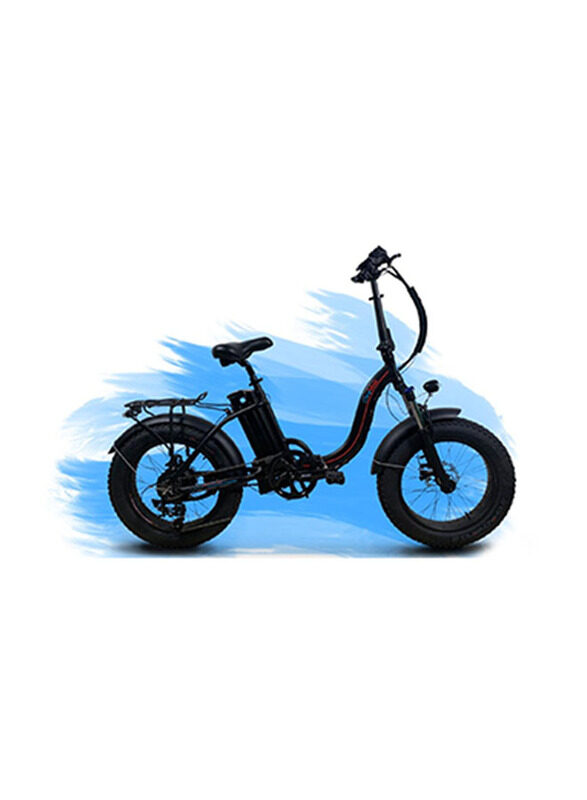 OxyVolt Low Fat Ranger Adult Electric Bicycle, Black