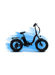 OxyVolt Low Fat Ranger Adult Electric Bicycle, Black