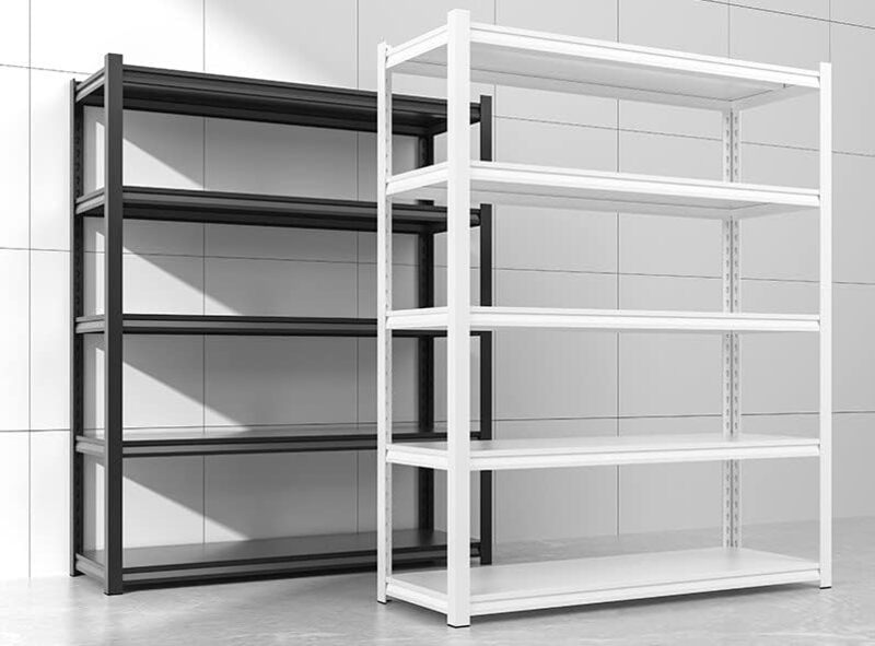 Dingo Boltless Shelves 120x45x200cm White Heavy Duty Storage And Office,Warehousse,Adjustable Shelf