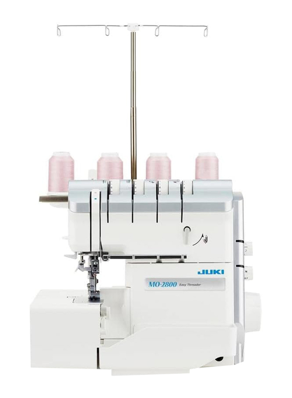 Juki 2 Needle 2/3/4 Thread Overlock Sewing Machine, MO-2800, White