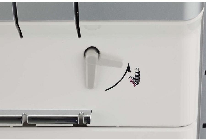 Juki 2 Needle 2/3/4 Thread Overlock Sewing Machine, MO-2800, White