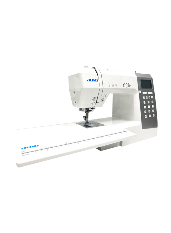 Juki Sewing Machine with Table and Automatic Thread Trimming, HZL-HT740, White