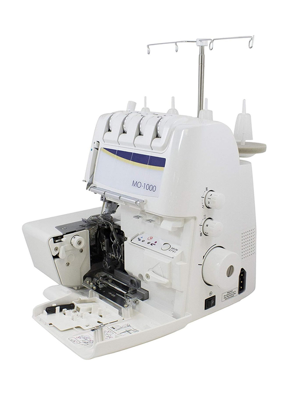 Juki Serger Push Button Jet Air Looper Threader, MO-1000, White