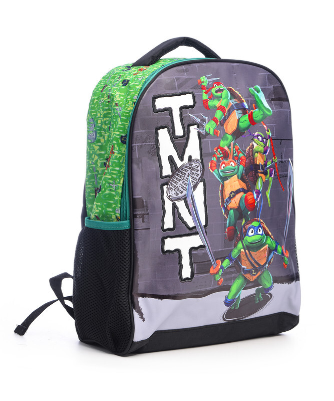 School Bag - Ninja Turtle 16" Backpack with Lunch Bag and Pencil Case