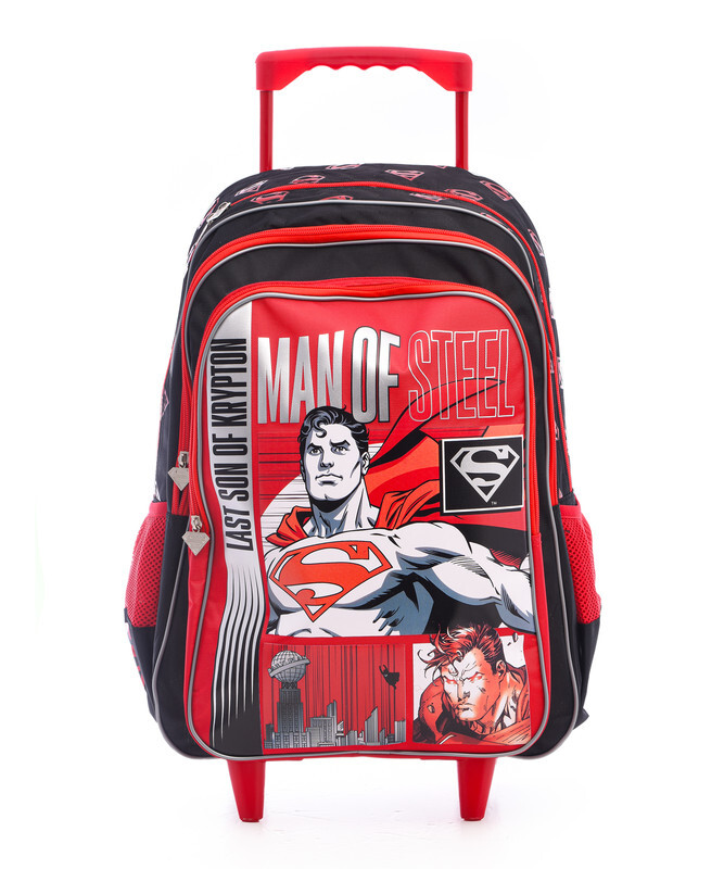 School Bag - Super Man 18" Trolley Bag