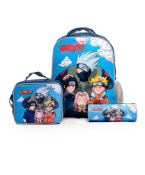 School Bag - Naruto 16" Backpack with Lunch Bag and Pencil Case