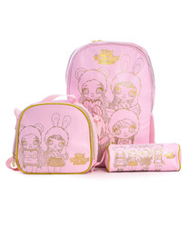 School Bag - NANANA 16" Backpack with Lunch Bag and Pencil Case