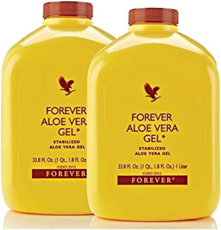 Forever Living - Forever Aloe Vera Gel - Pack of 2 (2ltr) - certified by the International Aloe Science Council