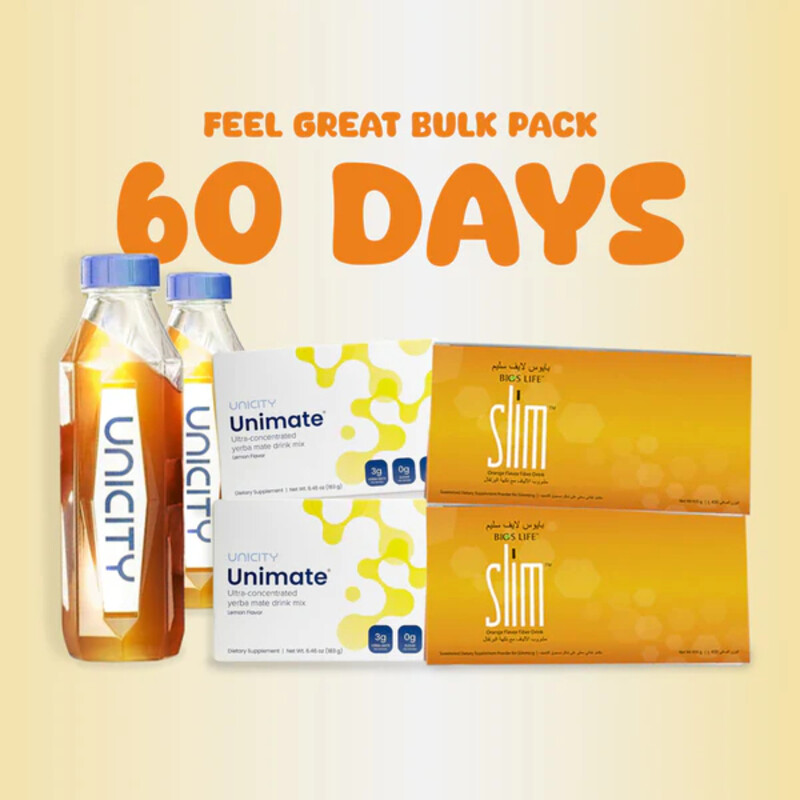 

Health Care FEEL GREAT BULK PACK 30 DAYS - Bios slim Unimate Unicity