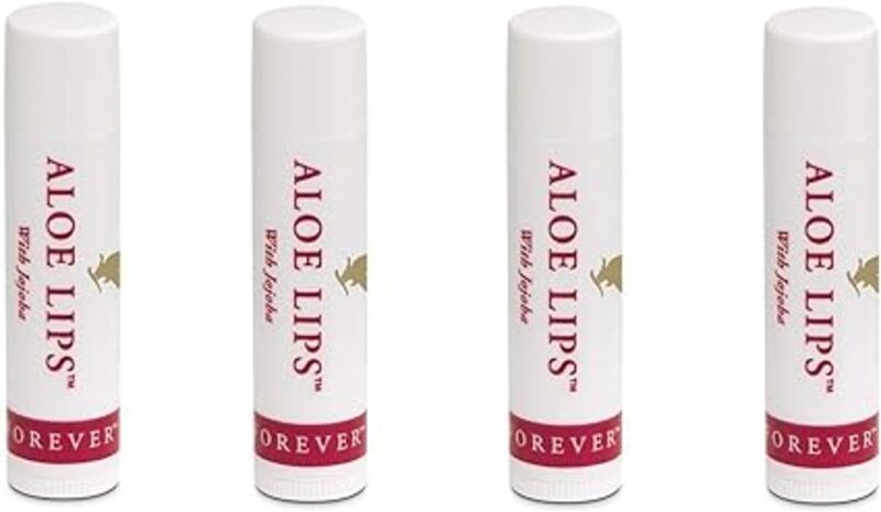 Forever Living - Aloe Lips with Aloe Vera and Jojoba (Pack of 4) -  Locks in moisture