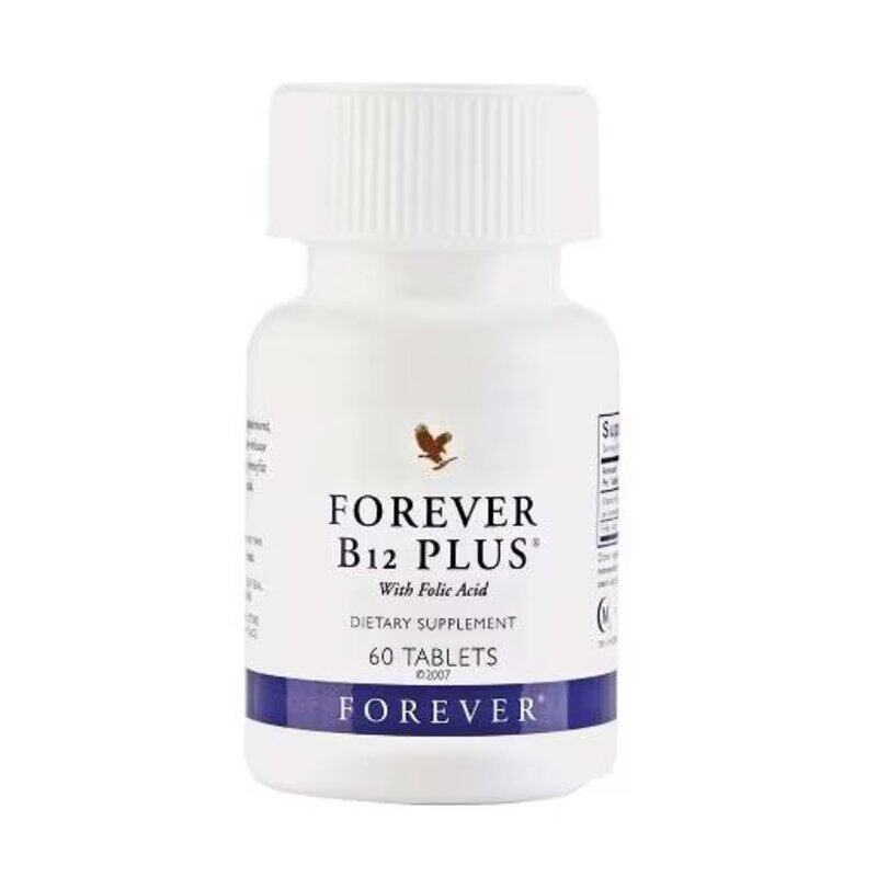 

Forever Living FOREVER B12 PLUS, Helps maintain healthy homocysteine levels, 60 tablets