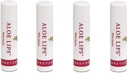 Forever Living Aloe Lips with Aloe Vera and Jojoba (Pack of 4)