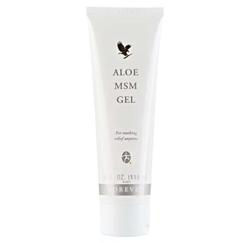 Forever Living - ALOE MSM GEL, aloe gel and herbal extracts ,4 fl. Oz - Essential for any gym bag