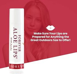 Forever Living -  Products Aloe Lips with Jojoba, Chapstick, Lip Balm, Very Healing. Contains 6 0.15 oz (Pack of 6) - Lips look glossy, smooth and healthy