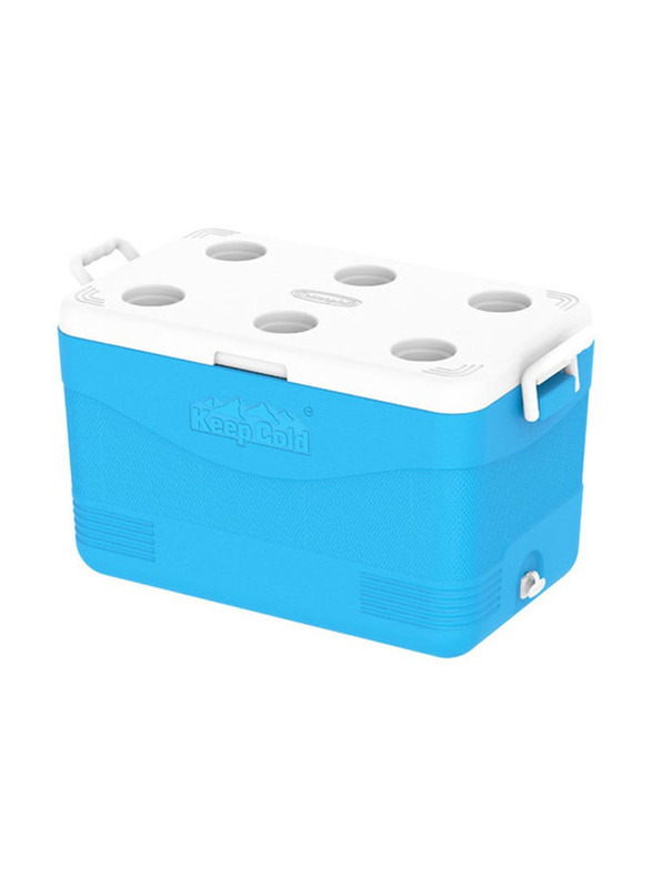 Cosmoplast 60 Ltr Keepcold Picnic Icebox, Blue