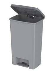 Cosmoplast Step-On Waste Bin, Pearl Grey