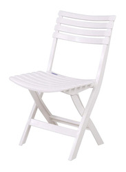 Cosmoplast Folding Camping Chair, White