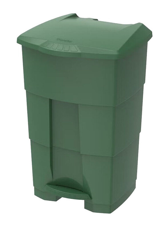 

Cosmoplast 45L Step On Waste Bin, Green