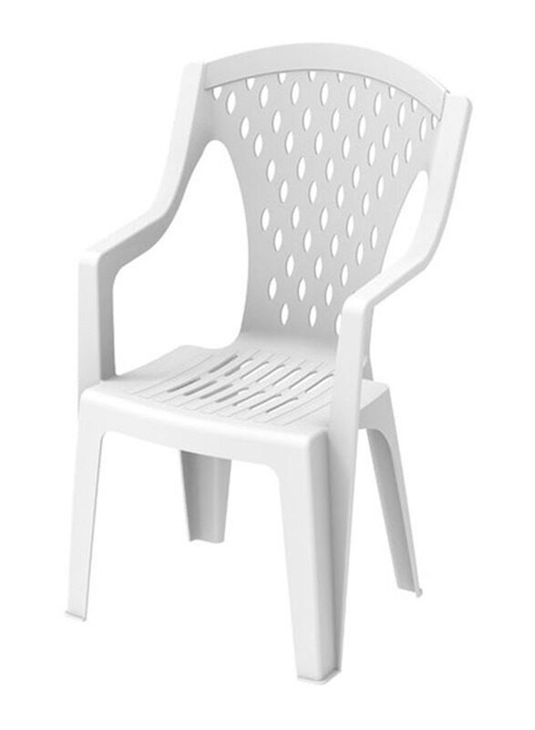 

Cosmoplast Queen Arm Chair, White