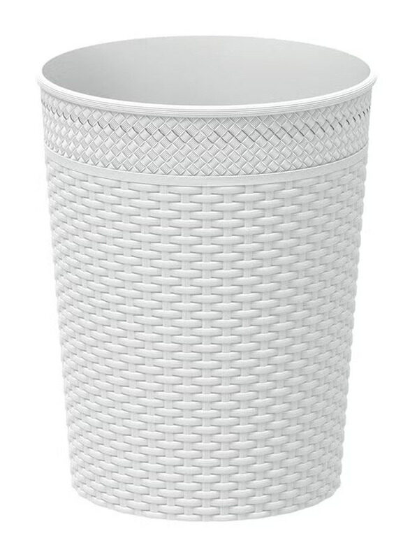 

Cosmoplast 6L High Quality Sturdy And Durable Environmentally Friendly Long Lasting Rattan Basket, White