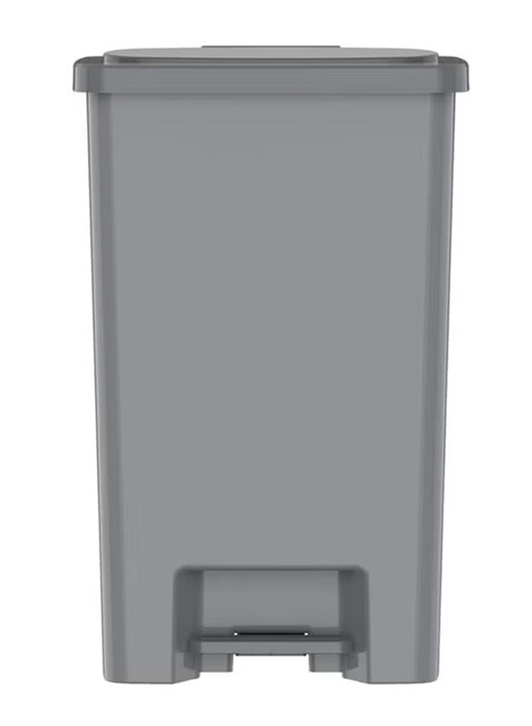 Cosmoplast Step-On Waste Bin, Pearl Grey