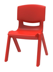 Cosmoplast Junior Chair Deluxe, Red