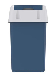 Cosmoplast 20L Flip Top Waste Bin, Blue