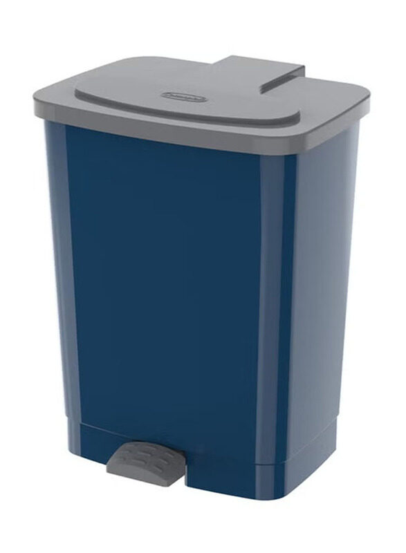 

Cosmoplast 20L Step On Waste Bin, Pearl Blue