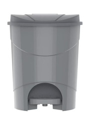 Cosmoplast 15L W/Inn Pedal Bin, Pearl Grey