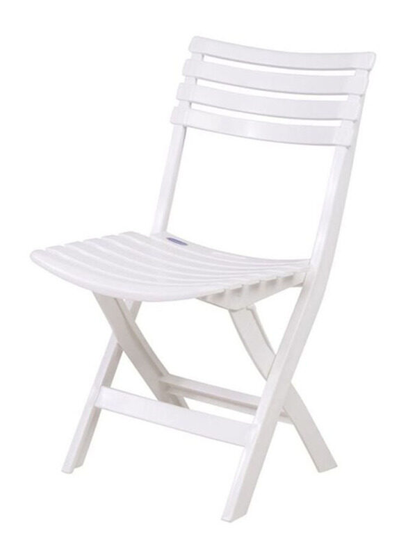 

Cosmoplast Plastic Folding Chair, White
