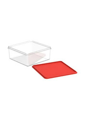 Cosmoplast Plastic Ezy Food Storage Containers Set, 3 Pieces, Red