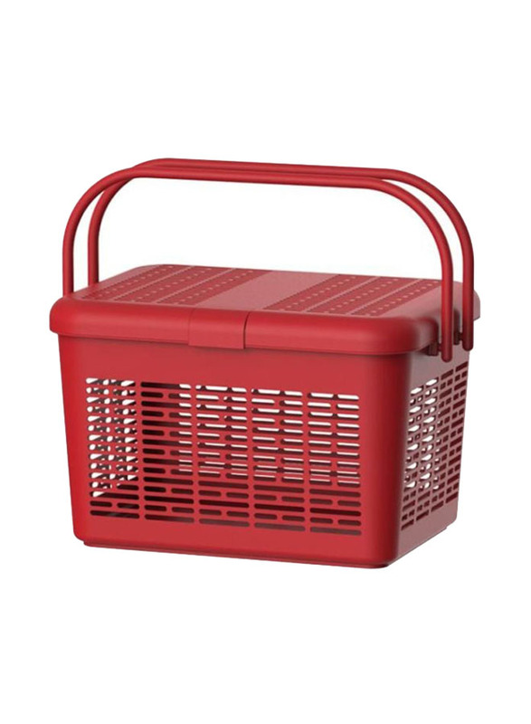 Cosmoplast Small Picnic Basket, Red