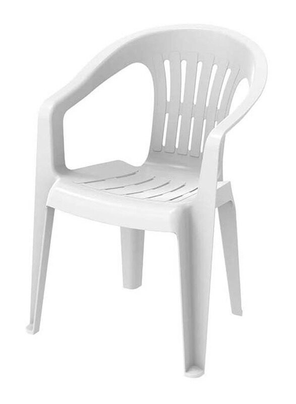 

Cosmoplast Princess Outdoor Garden Chair, White
