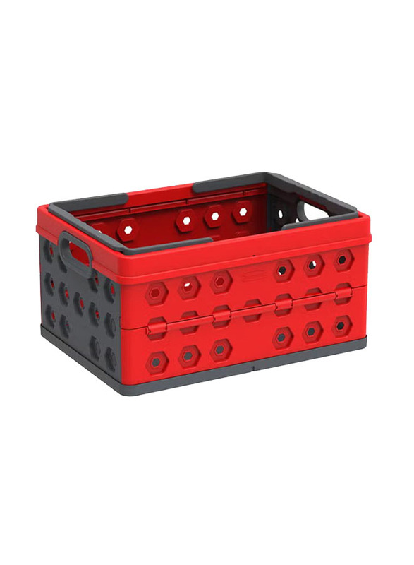 Cosmoplast Foldable Basket, Red