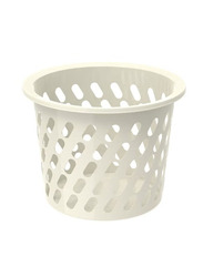 Cosmoplast Mini Laundry Basket, White