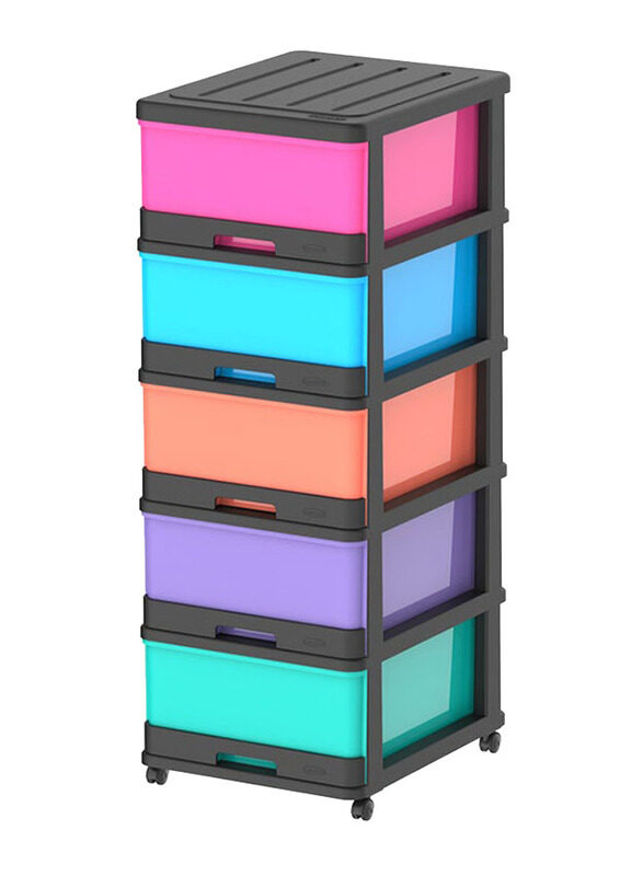 

Cosmoplast 5-Tiers Storage Cabinet, Multicolour