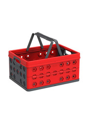 Cosmoplast Foldable Basket, Red