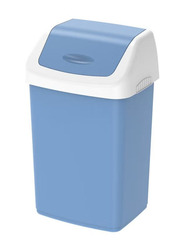 Cosmoplast 20L Flip Top Waste Bin, Blue