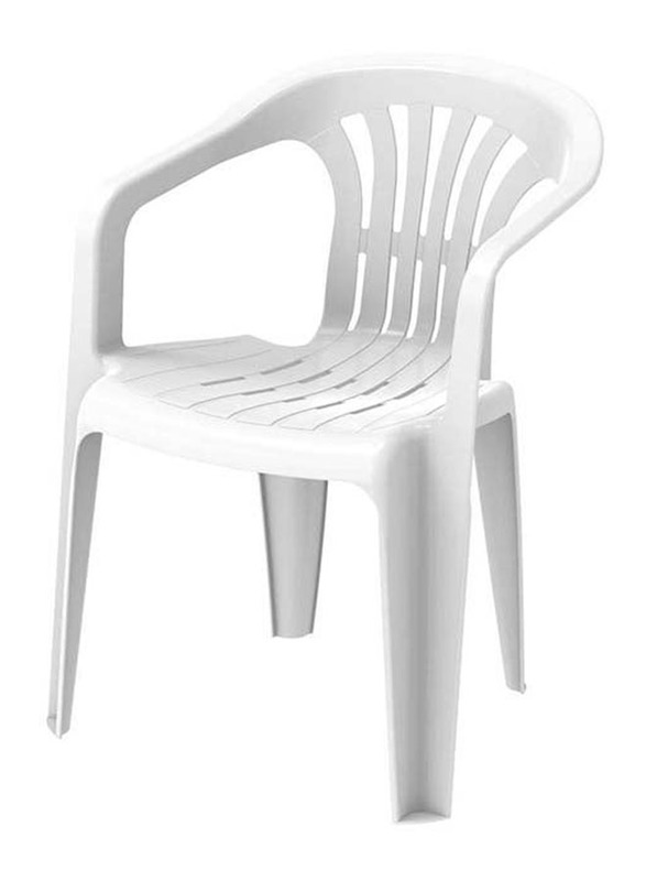 Cosmoplast Duchess Outdoor Garden Chair, White