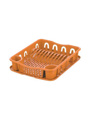 Cosmoplast Dish Drainer with Tray, Multicolour