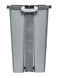 Cosmoplast Step-On Waste Bin, Pearl Grey