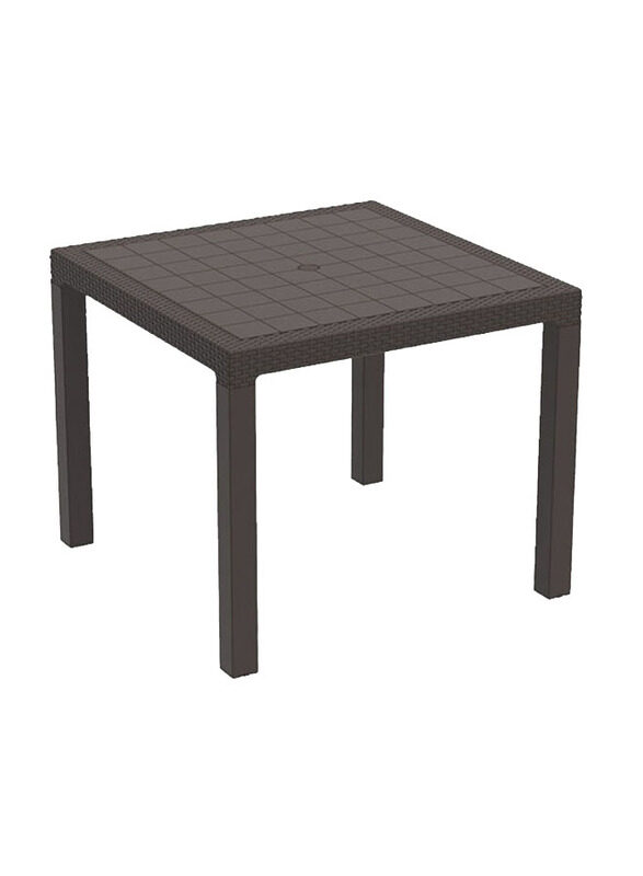 

Cosmoplast 4-Seater Cedarattan Outdoor Dining Table, Brown