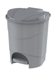 Cosmoplast 15L W/Inn Pedal Bin, Pearl Grey