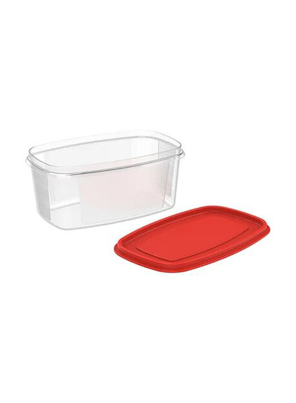 Cosmoplast Plastic Food Saver Oval Set, Red